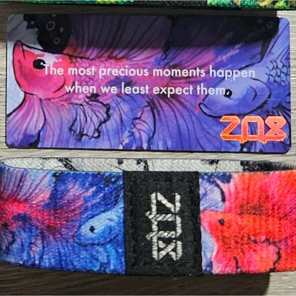 ZOX "SERENDIPITY" #941 LEGEND BETA FISH BY JESSICA DOUGLAS VINTAGE WRISTBAND - Picture 6 of 6